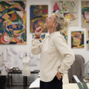 Blouse  Fantine - Double gaze de coton écru brodé