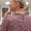 Blouse  Fantine - Broderie parme