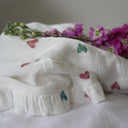 Blouse Annette - Double gaze de coton “Petits Cœurs d’Été”