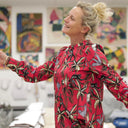 Blouse  Fantine - Jungle écarlate