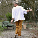 Blouse Annette – Lin blanc