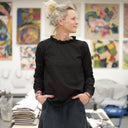 Blouse  Fantine - Ebène brodée