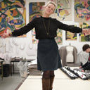 Blouse  Fantine - Ebène brodée