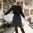 Blouse  Fantine - Ebène brodée