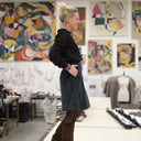 Blouse  Fantine - Ebène brodée