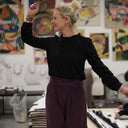 Blouse  Fantine - Viscose/lin noir