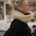 Le snood Douillet Nilo - Fourrure ficelle - hauteur 20cm