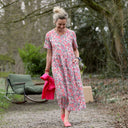 Robe Juliette - Coton Capucine corail