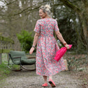 Robe Juliette - Coton Capucine corail