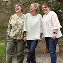 Blouse Annette - Double gaze de coton “Petits Cœurs d’Été”