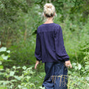 Blouse Sylvie viscose Bleu Nuit