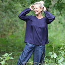 Blouse Sylvie viscose Bleu Nuit