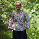 Blouse Sylvie coton imprimé Ronce Fleurie