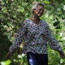 Blouse Sylvie coton imprimé Ronce Fleurie