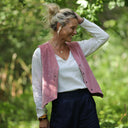 Veston Jean - Velours côtelé rose boisé