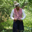 Veston Jean - Velours côtelé rose boisé