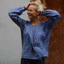Blouse Sylvie modal Bleu Navy