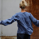 Blouse Sylvie modal Bleu Navy
