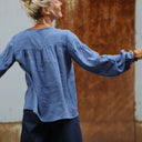 Blouse Sylvie modal Bleu Navy