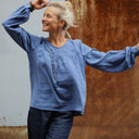 Blouse Sylvie modal Bleu Navy