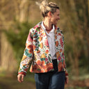Veste Solveig jacquard floral “Jardin Nomade”