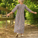 Robe Diane - Coton champs de violettes