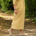 Robe Diane - Coton lavé plumetis Camomille