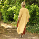 Robe Diane - Coton lavé plumetis Camomille
