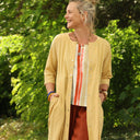 Robe Diane - Coton lavé plumetis Camomille