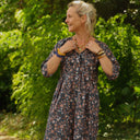 Robe Diane - Coton feuillages