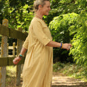 Robe Diane - Coton lavé plumetis Camomille
