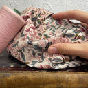 Coupon - voile de coton imprimé 70x140 (B32)