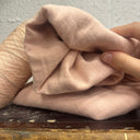 Coupon - armuré de rose poudré 155x90 (D67)