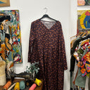 Prototype - robe longue motif fleuri A6