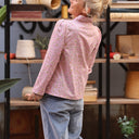 Blouse Dorine manches longues — Coton Herbier rose ancien