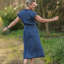 Robe Acacia – jean lyocell bleu plumetis