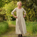 Robe Louisa manches 3/4 Lin naturel | Quintessence