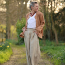 Veste Nathalie – Camel pailleté