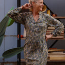 Robe Guillemette — Viscose imprimée Enza