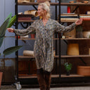 Robe Guillemette — Viscose imprimée Enza