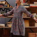 Robe Guillemette — Velours milleraies Champêtre
