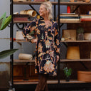 Robe Guillemette — Viscose imprimée Mumbaï
