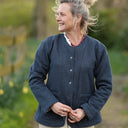 Veste Nathalie – bleu marine pailleté