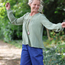 Blouse Sylvie double gaze de coton Ortie