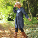 Robe Guillemette — Jean de coton bleu