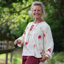 Blouse Sylvie viscose Coquelicot Rosé