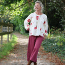 Blouse Sylvie viscose Coquelicot Rosé