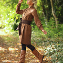 Robe Guillemette — Sergé de coton Cappuccino