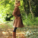 Robe Guillemette — Sergé de coton Cappuccino