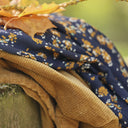 Robe Guillemette — Viscose imprimée Jardin d’Ocre